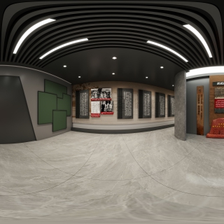 现代社区三楼展厅西进全景