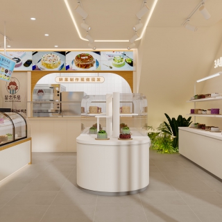 现代蛋糕店特写C