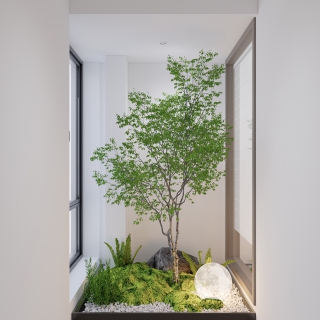 现代二楼端景