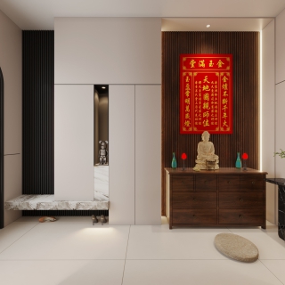 现代一层门厅