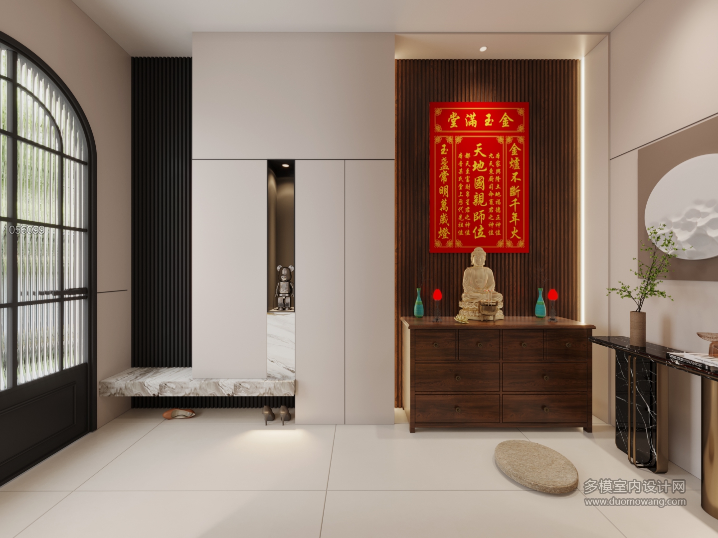 现代一层门厅
