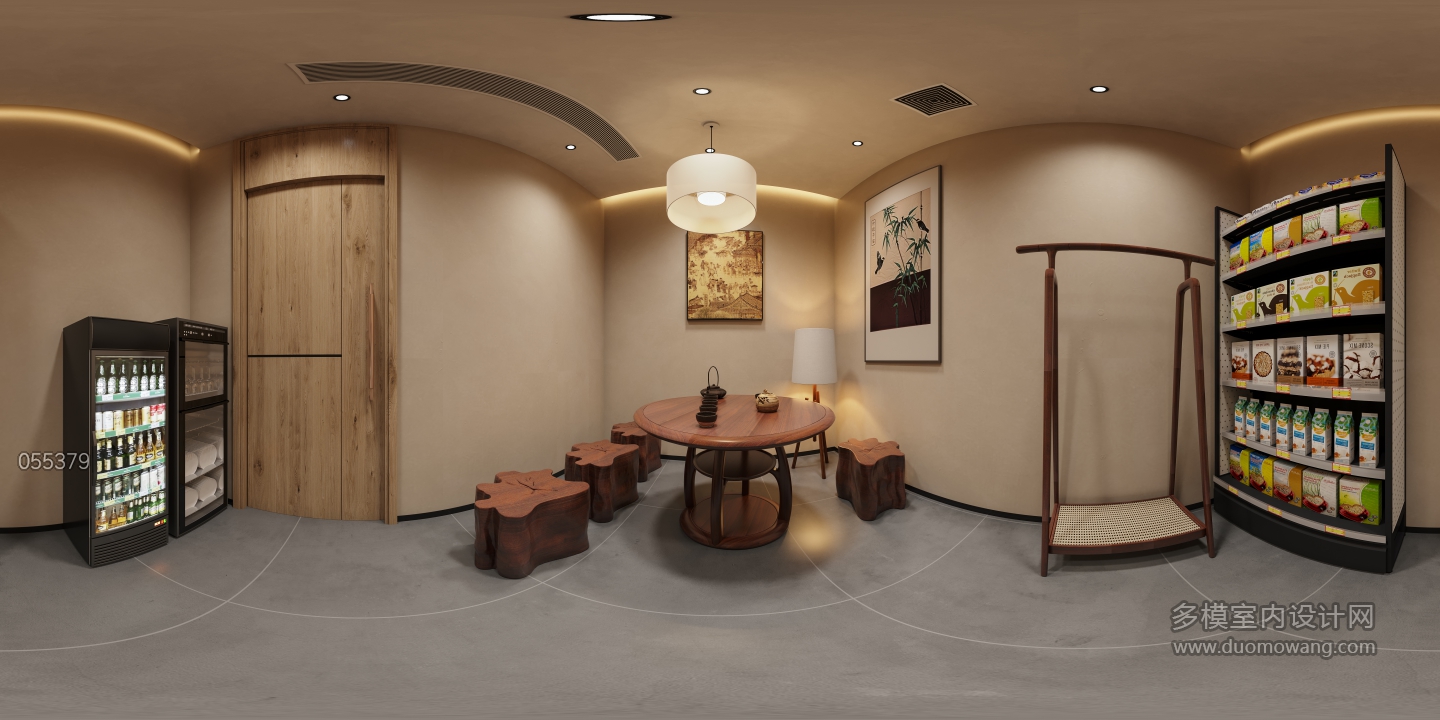 新中式茶室6全景