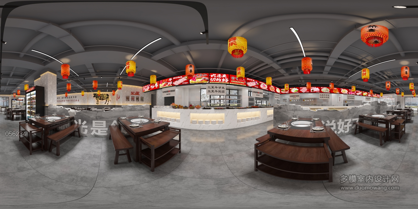 工业风火锅店