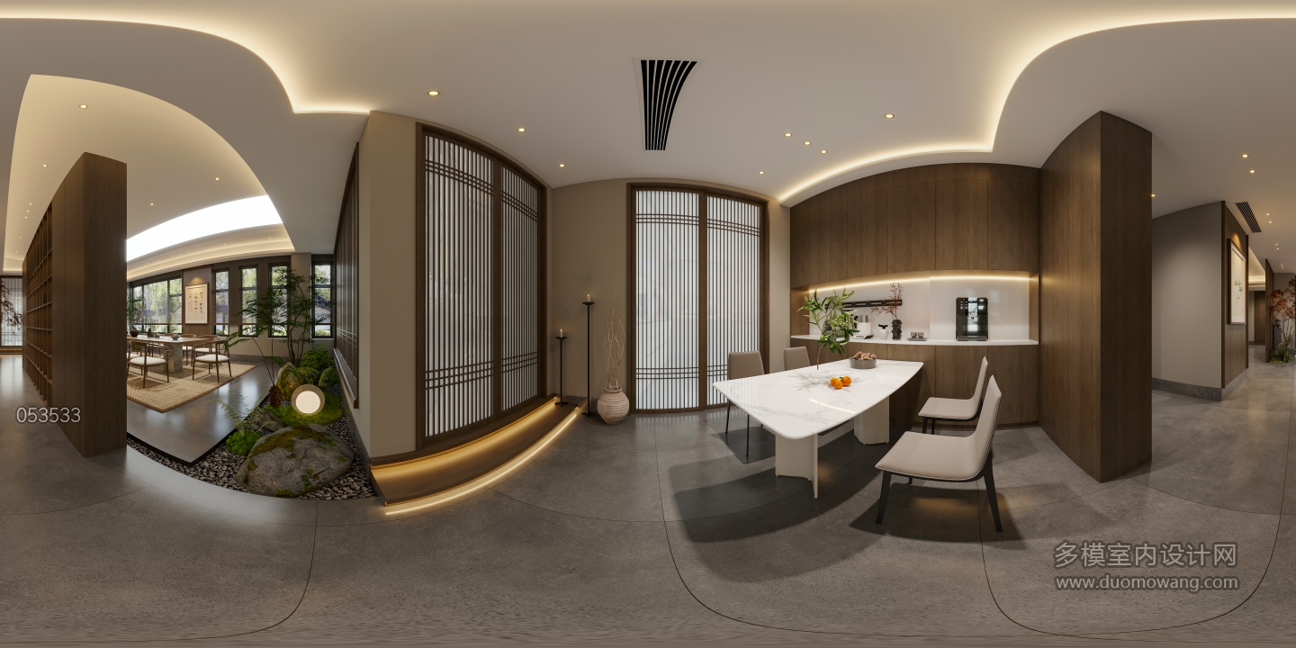 中式备餐区全