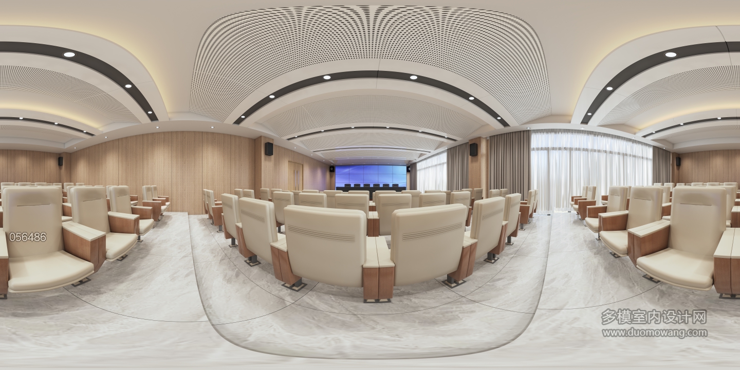 现代社区二楼党员教育中心全景