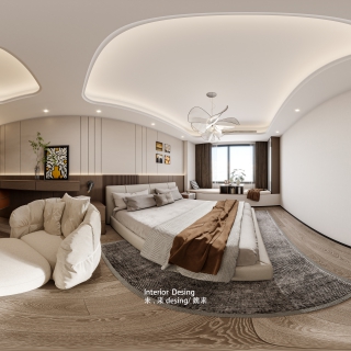 中古风主卧 全景