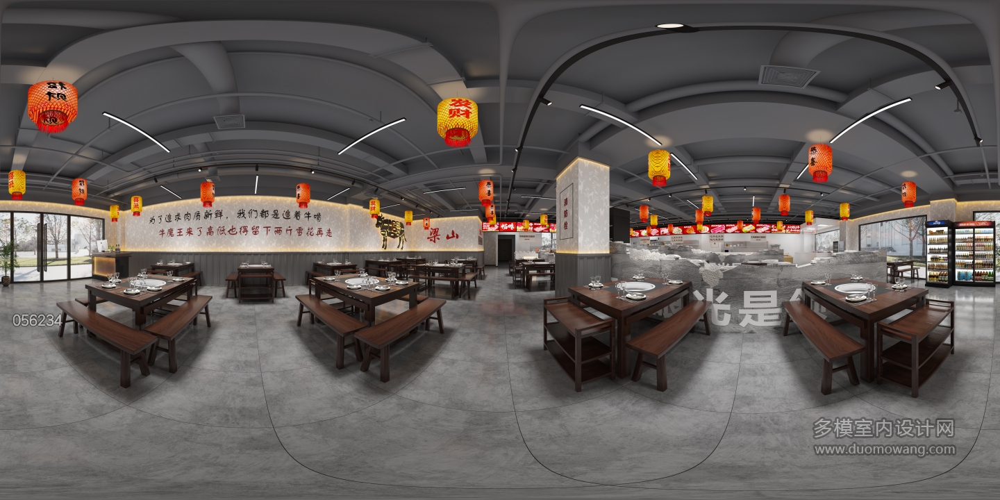 工业风火锅店
