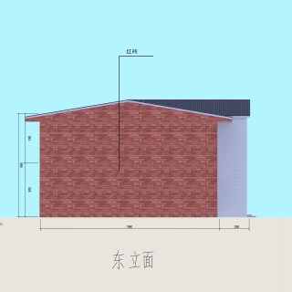 袁连喜自建房左立面