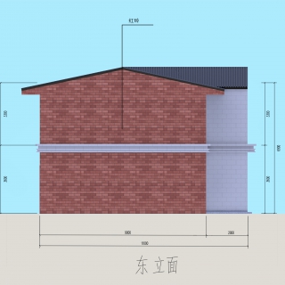 冯淑芹自建房左立面