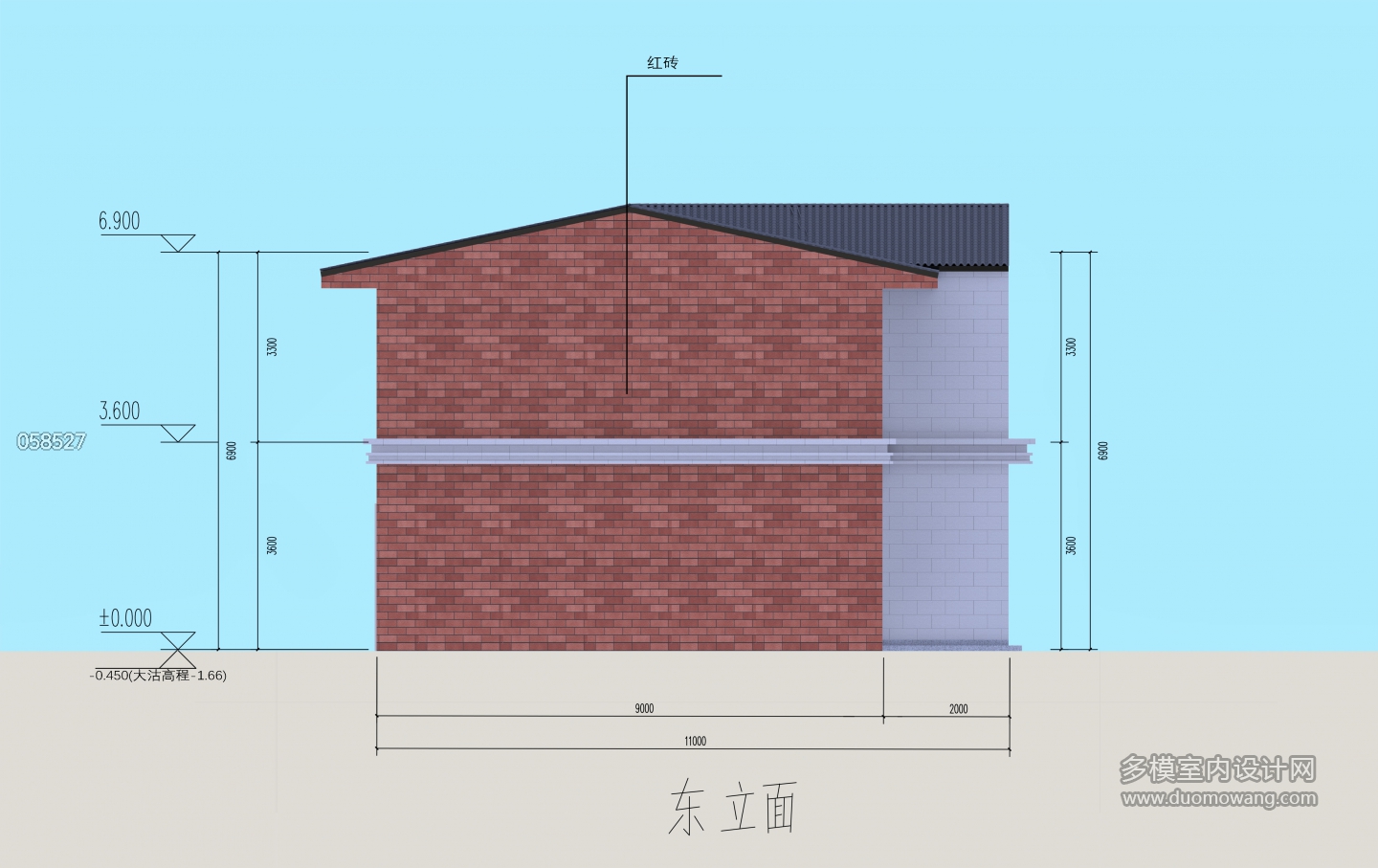 冯淑芹自建房左立面