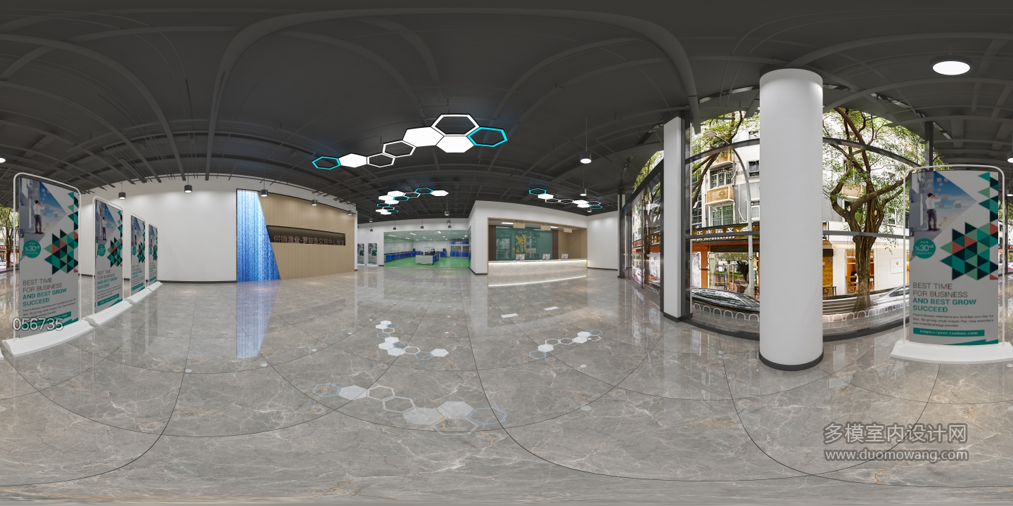 现代罗非鱼展厅全景