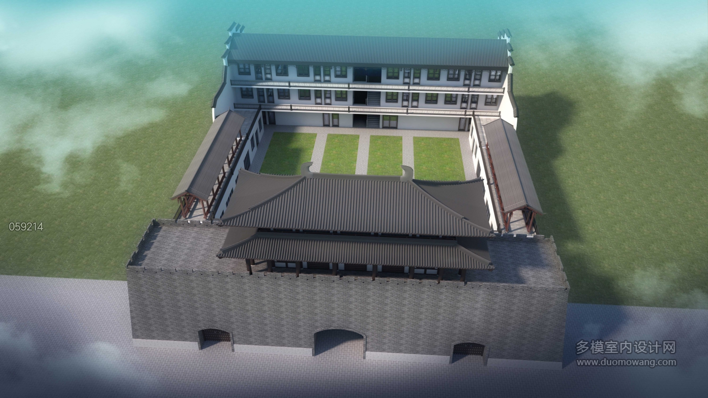 古建鸟瞰