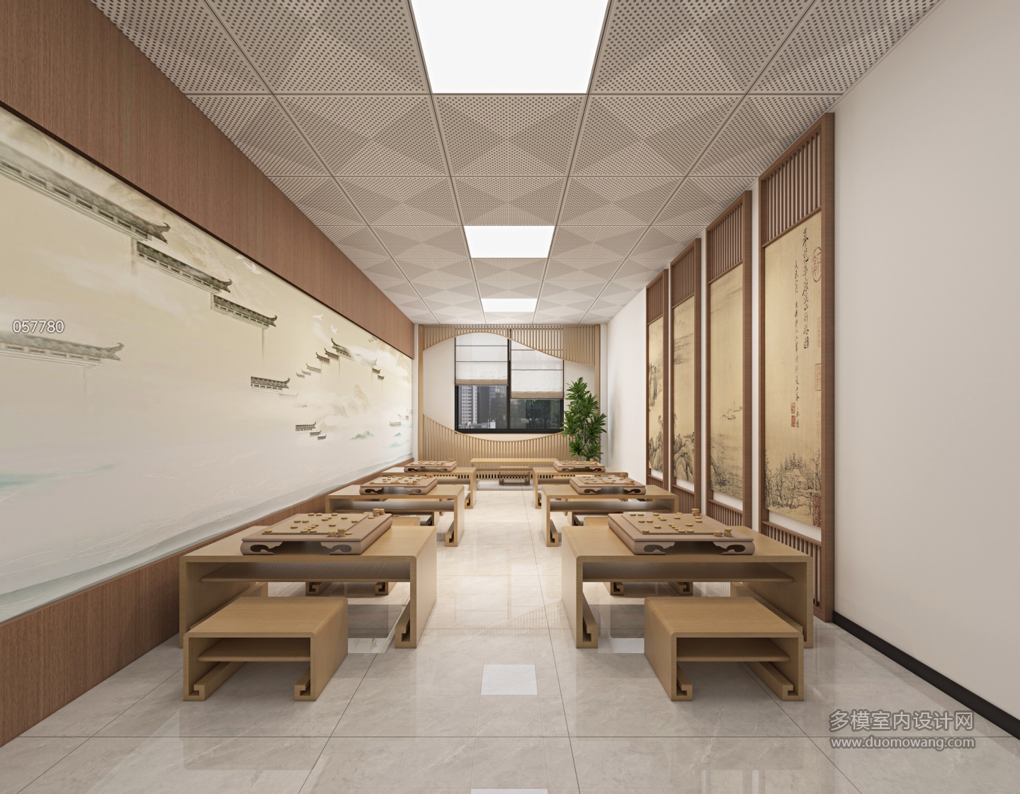 现代 共和社区百姓  棋艺室