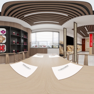 展厅展柜全景