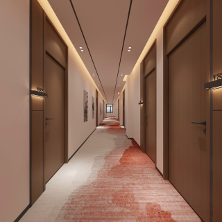 现代酒店走廊 (1)