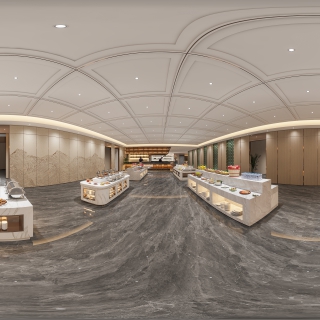 现代自助餐台360
