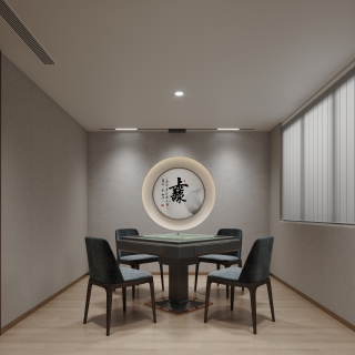 现代棋牌室单张