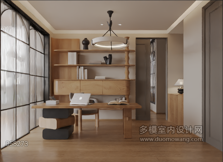 法式复古书房