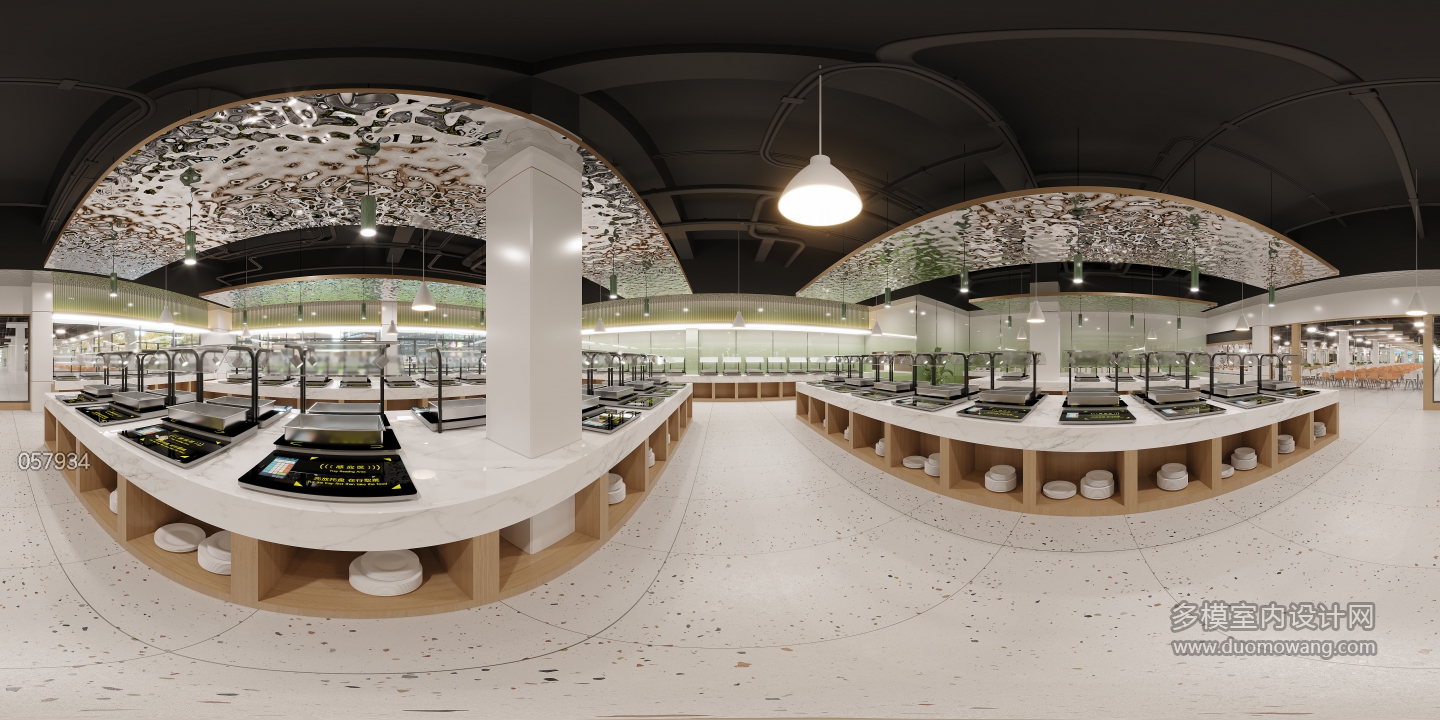食堂1_智慧自助餐厅全景