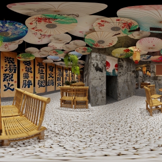 复古火锅店