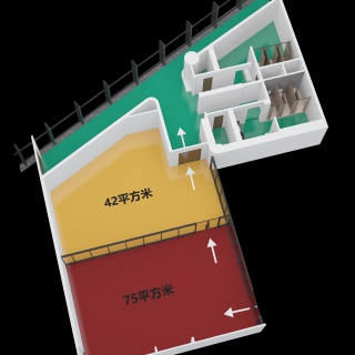现代一楼鸟瞰