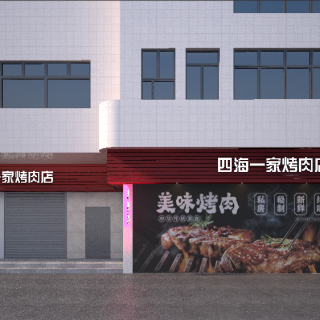 门头透视