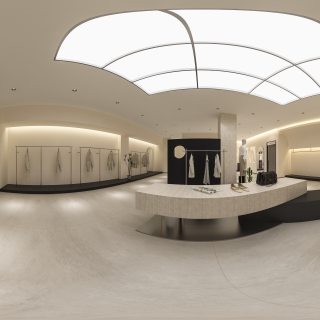 现代服装店全景1