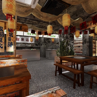 复古火锅店