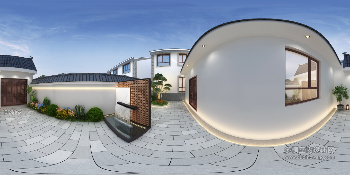 新中式庭院