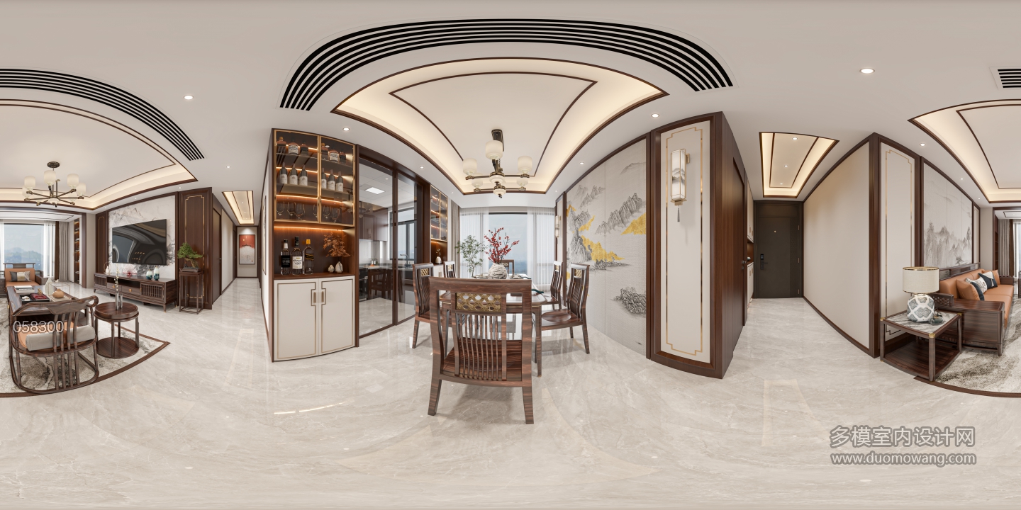 新中式餐厅 360