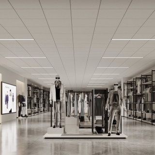 现代样衣展示区
