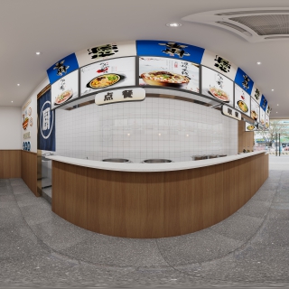 米线店全景