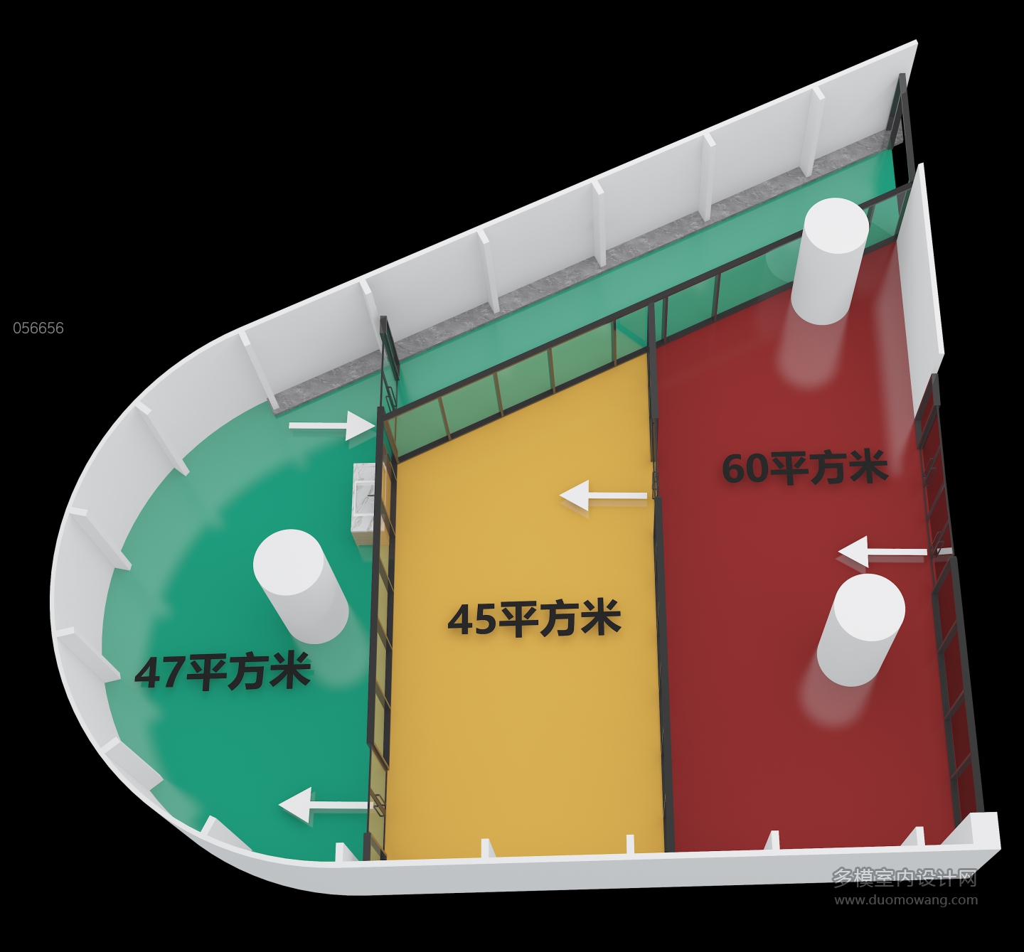 现代二楼鸟瞰
